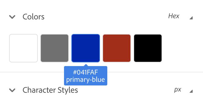  Design Token View Specs 