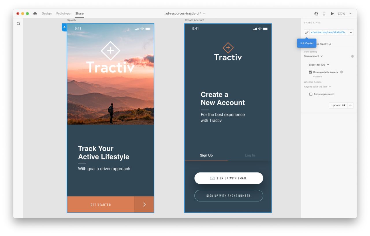 development share link