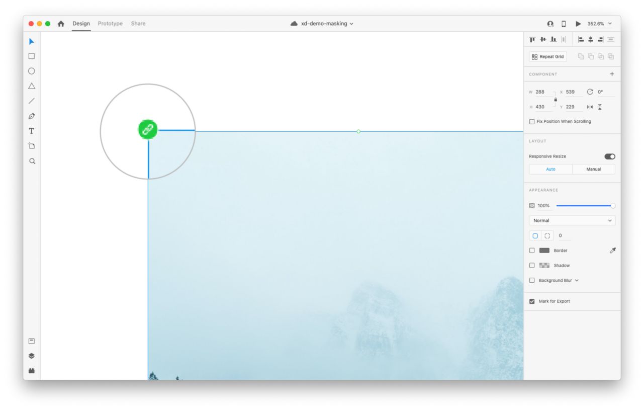 CC Libraries will show as a "linked asset" 